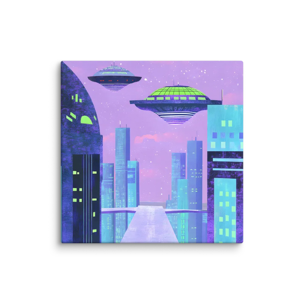 The Cosmic Urbanity | Canvas | 37″×37″