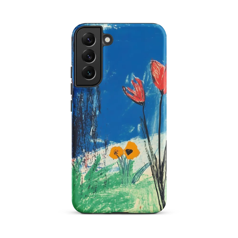Joyful Blossoms in Blue