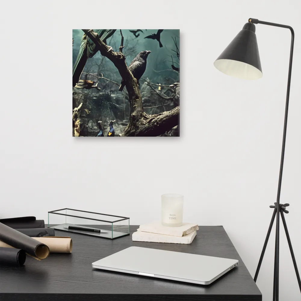 Whispers of the Avian Realm | Canvas | 16″×16″