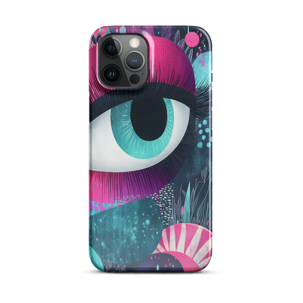 Iris in Magenta and Teal