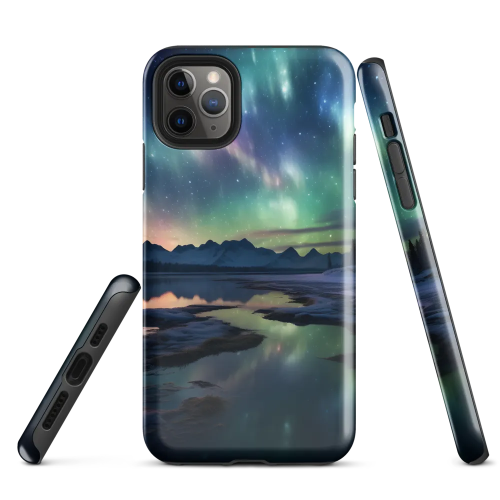 Ethereal Aurora: A Night Under the Stars | Phone Case |  11 Pro Max | Tough Case | Glossy