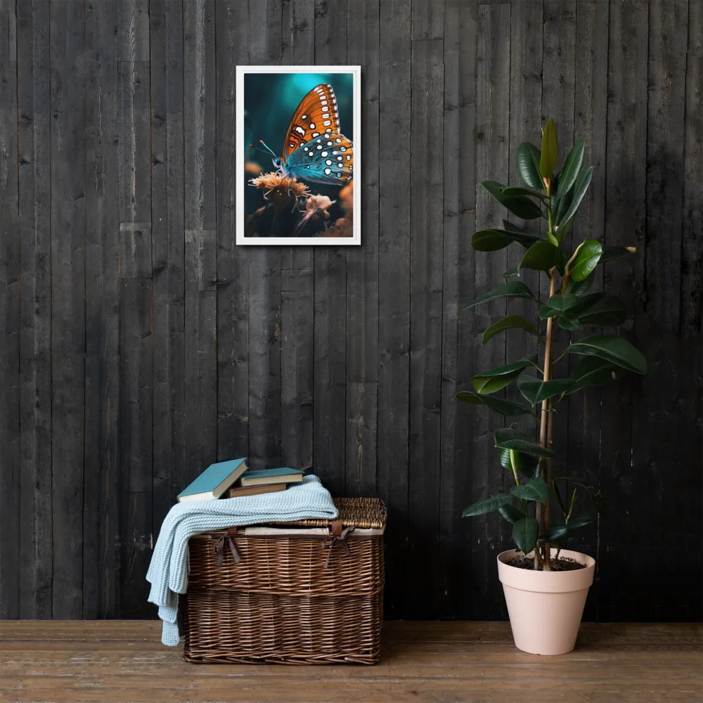 Whispers of Color: The Butterfly's Embrace
