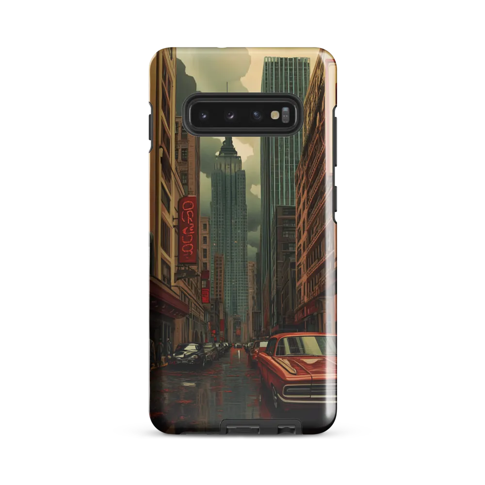 Nostalgic Cityscape: Reflections of a Forgotten Era | Phone Case |  S10 Plus | Tough Case | Glossy