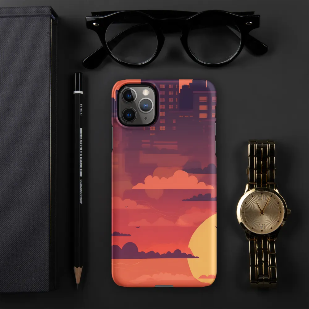 Urban Dusk: A Symphony of Cityscapes | Phone Case |  11 Pro Max | Snap Case | Matte