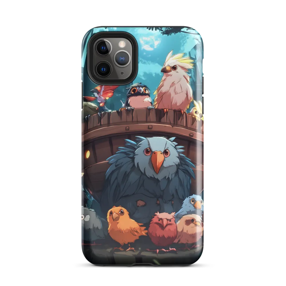 A Gathering of Fantastical Birds | Phone Case |  11 Pro Max | Tough Case | Glossy