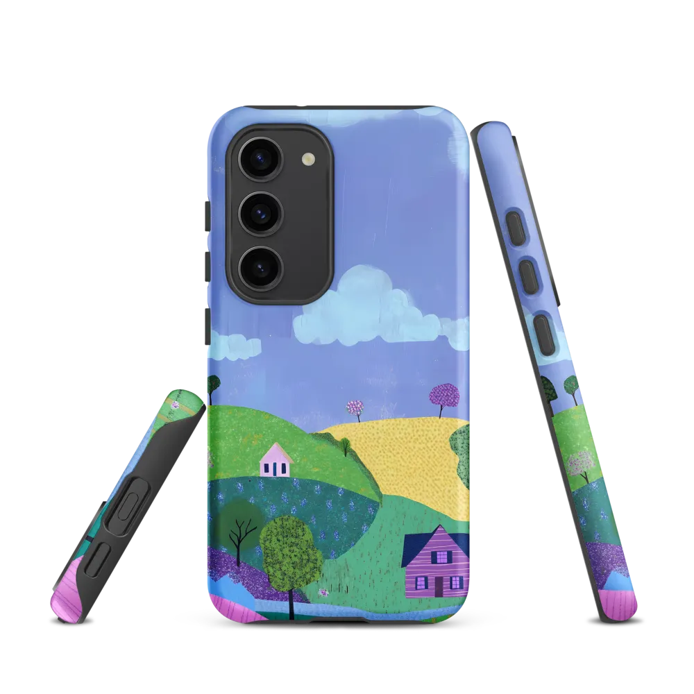 Whimsical Hills and Quaint Homes | Phone Case |  S23 | Tough Case | Matte