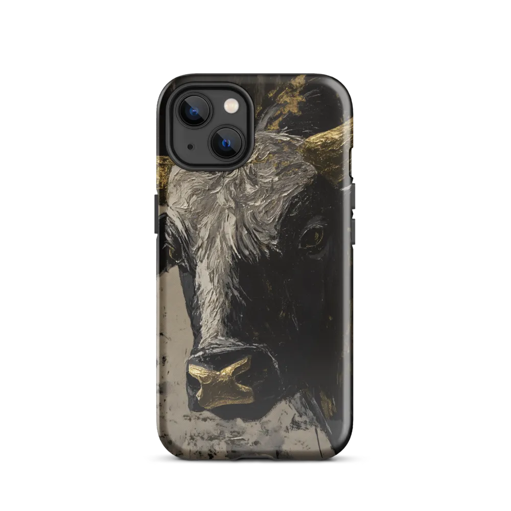 Majestic Bull: The Power in Black and Gold