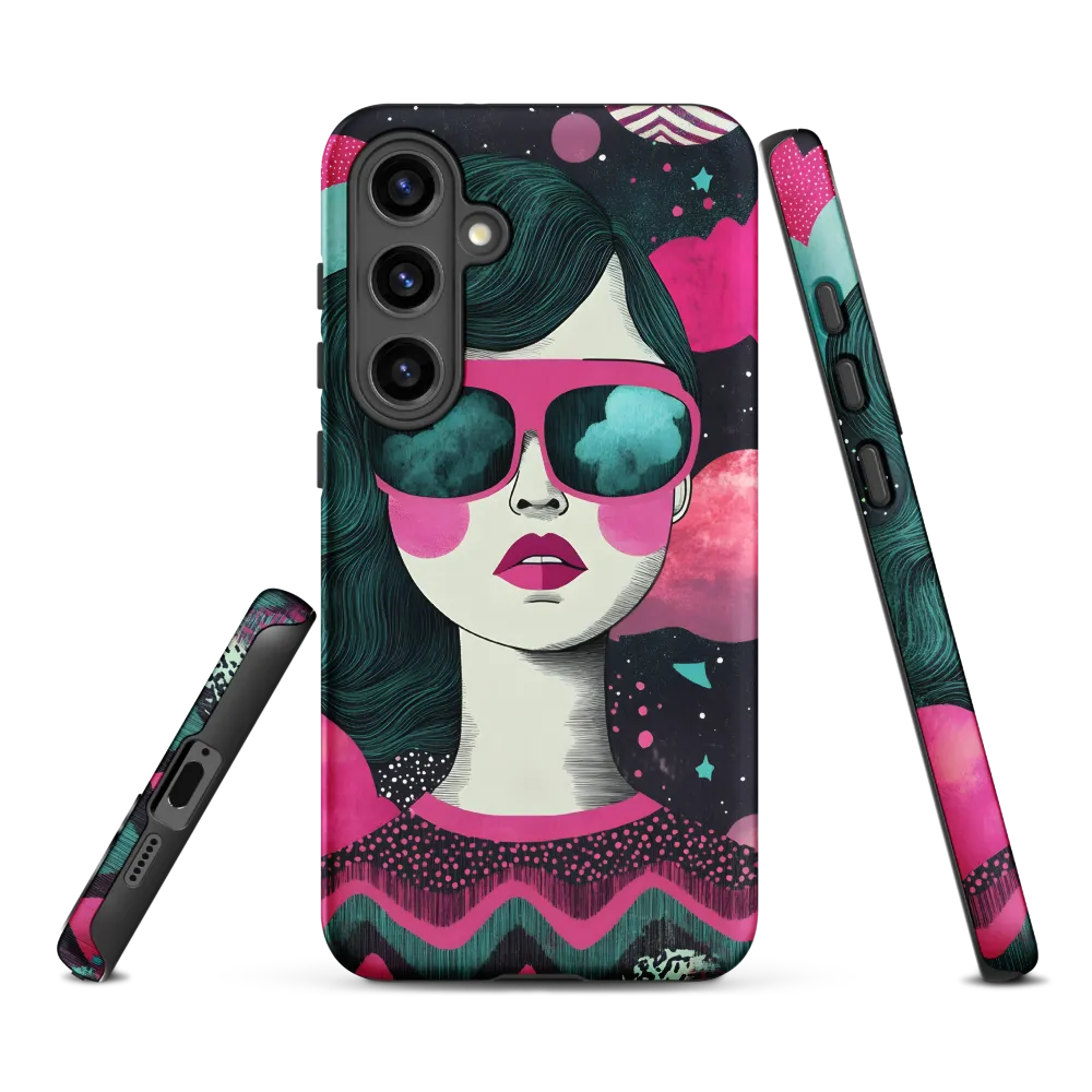 Chic Dreams: A Pop Art Portrait | Phone Case |  S24 Plus | Tough Case | Matte