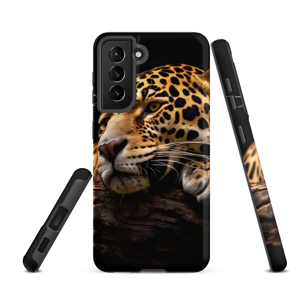Tranquil Majesty: The Resting Leopard