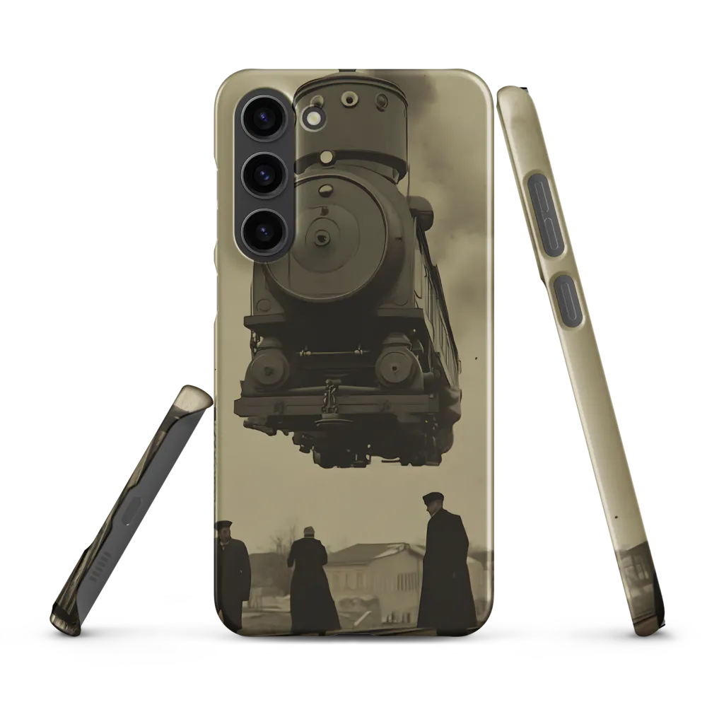 Suspended Reality: The Hovering Locomotive | Phone Case |  S23 Plus | Snap Case | Matte