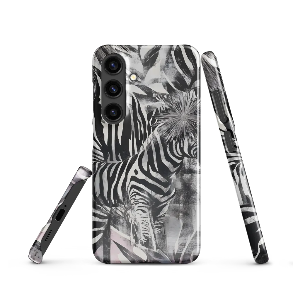 Zebra in the Jungle of Illusions | Phone Case |  S24 | Snap Case | Glossy