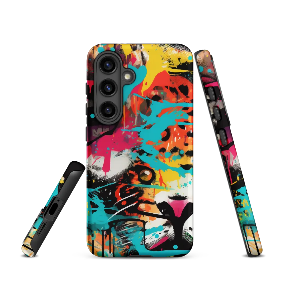 Fierce Fusion: Tiger and Lion in Graffiti