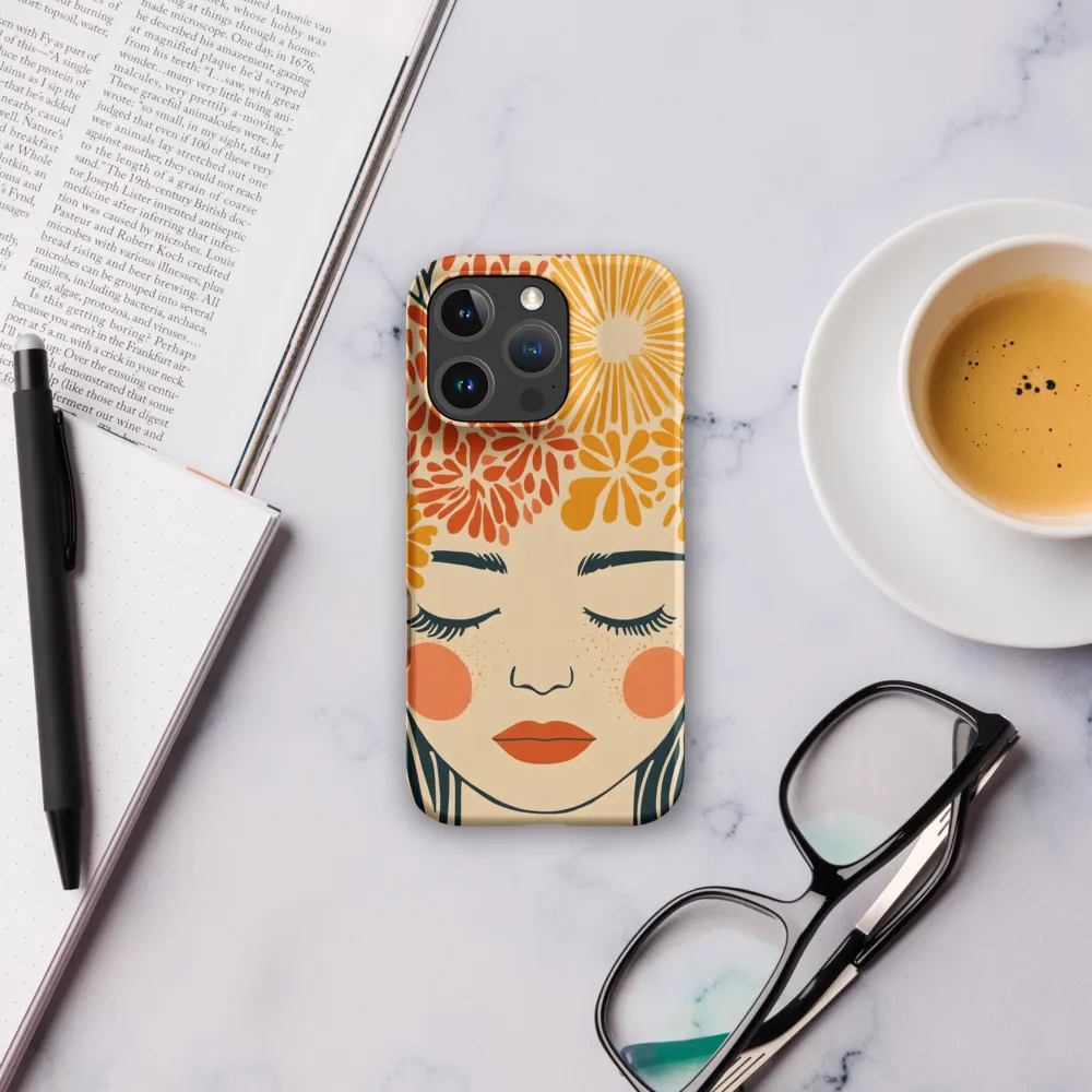 Serenity in Bloom | Phone Case |  16 Pro | Snap Case | Matte
