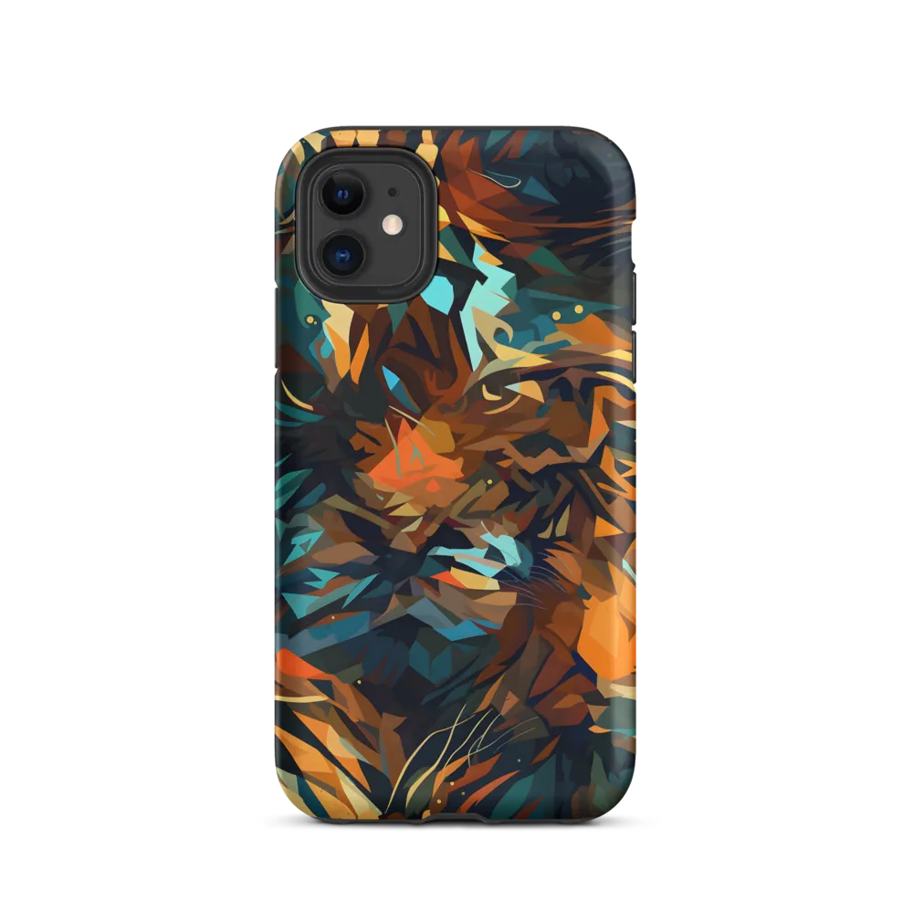 Wild Symphony: Abstract Tigers | Phone Case |  11 | Tough Case | Matte