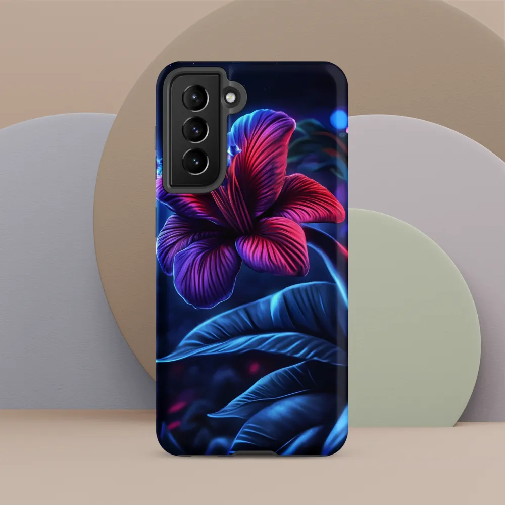 Illuminated Serenity: The Surreal Blossom