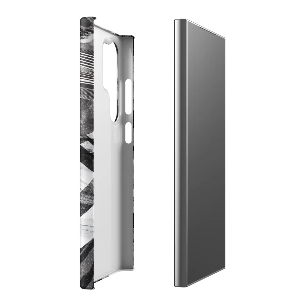 Fluidity in Monochrome | Phone Case |  S24 Ultra | Snap Case | Matte