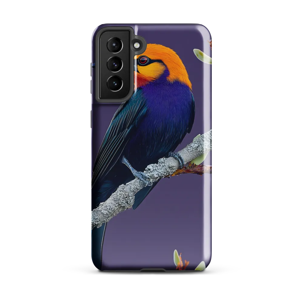 Violet Perch with Golden Crown