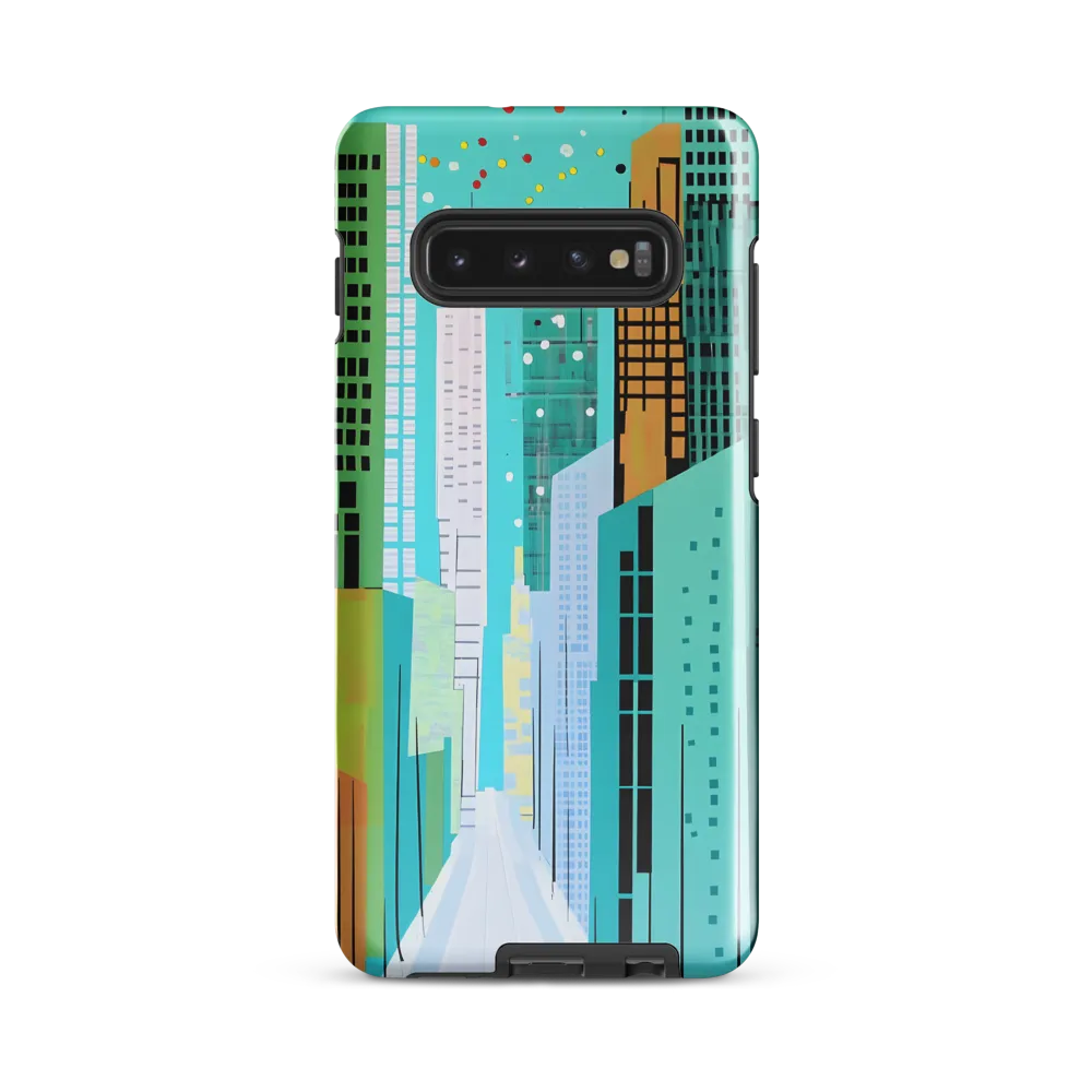 Urban Symphony in Turquoise | Phone Case |  S10 Plus | Tough Case | Glossy