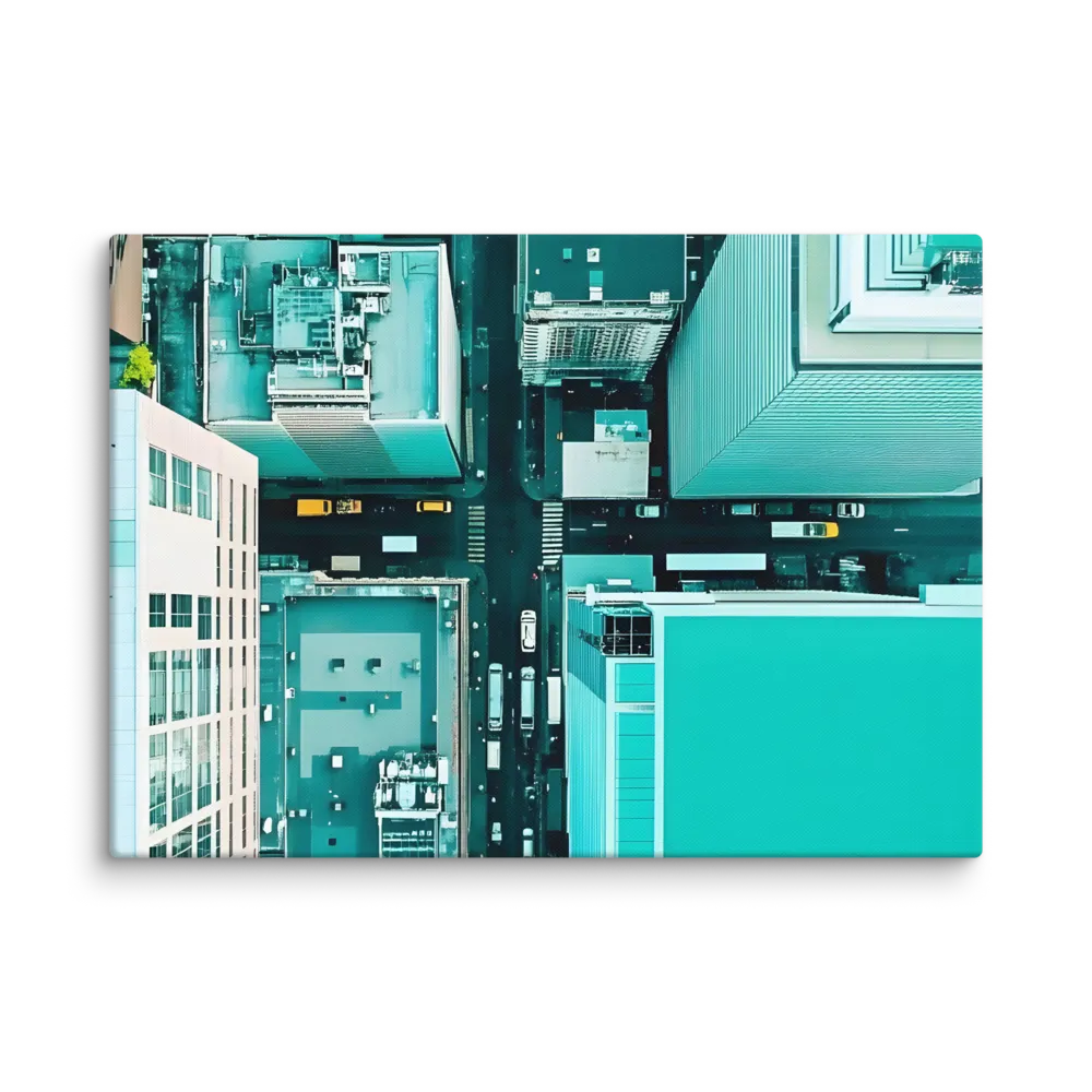 Urban Geometry: Aerial Perspective | Canvas | 20″×28″