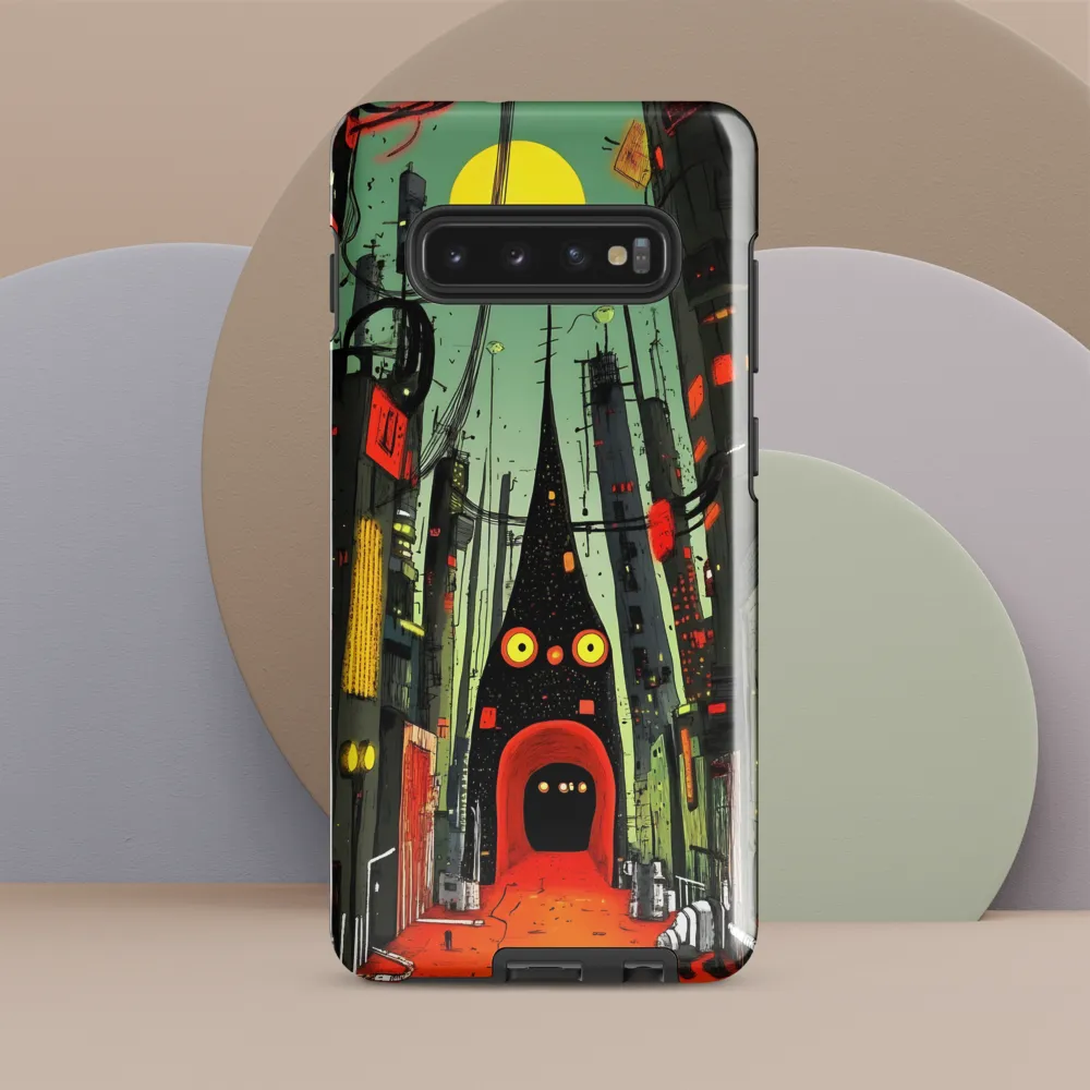 The Enigmatic Cityscape | Phone Case |  S10 Plus | Tough Case | Glossy