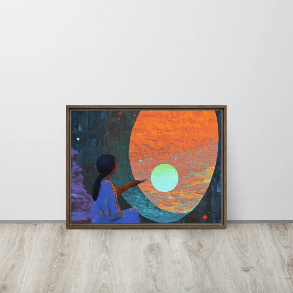 The Portal of Dreams | Canvas with Brown Frame | 18″×24″