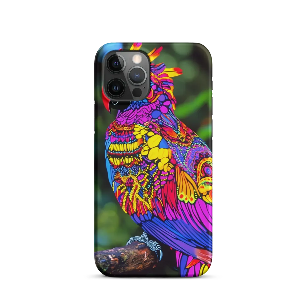 Vibrant Psychedelic Parrot