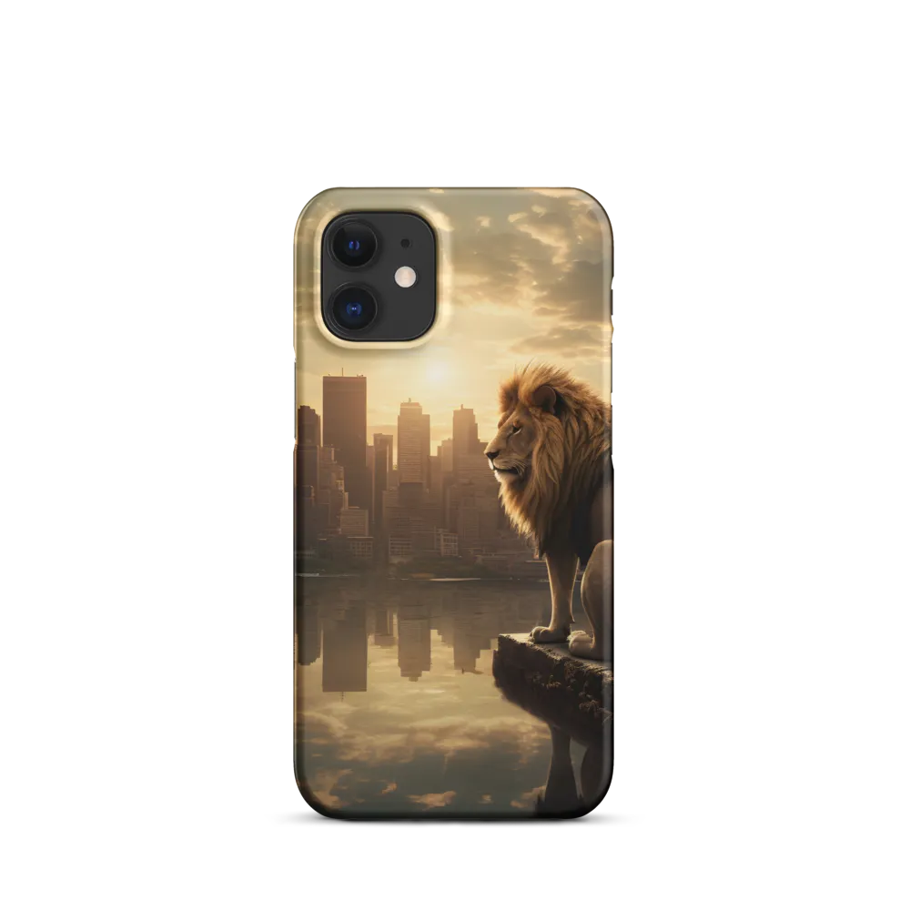 The Lion's Gaze Over the Urban Symphony