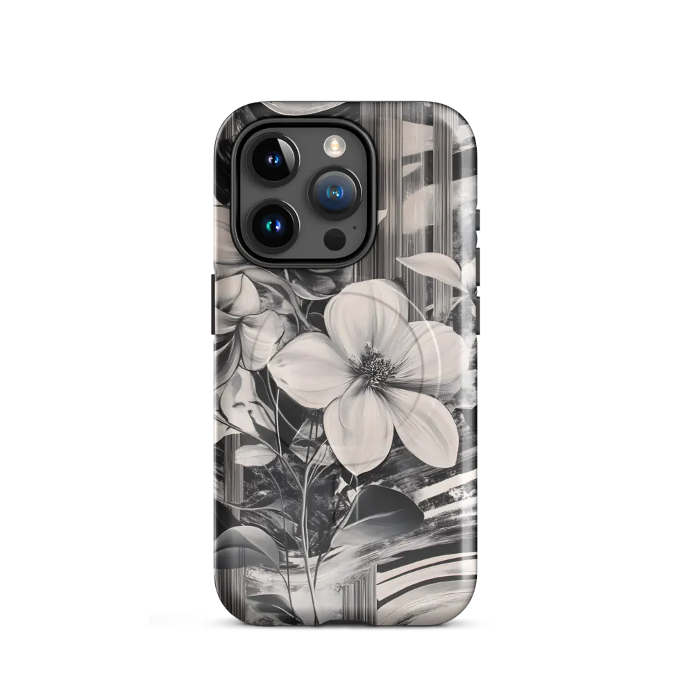 Ethereal Bloom: A Dance of Monochromes