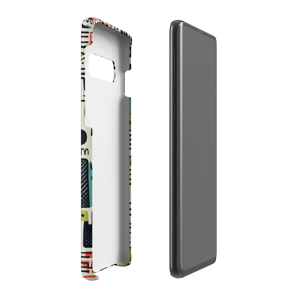Urban Whimsy: A Playful Cityscape | Phone Case |  S10 Plus | Snap Case | Matte