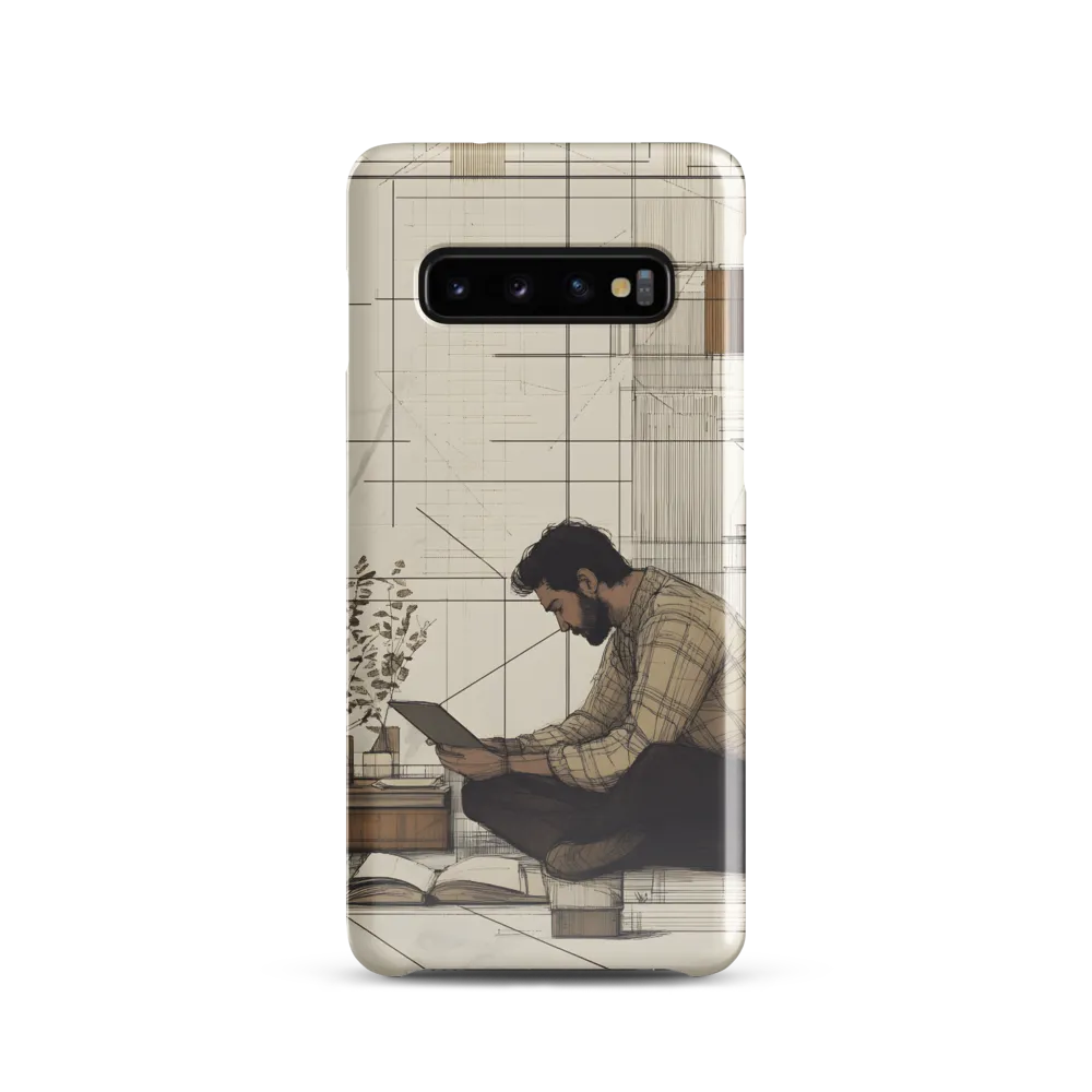 Quiet Reflections in Line | Phone Case |  S10 | Snap Case | Glossy