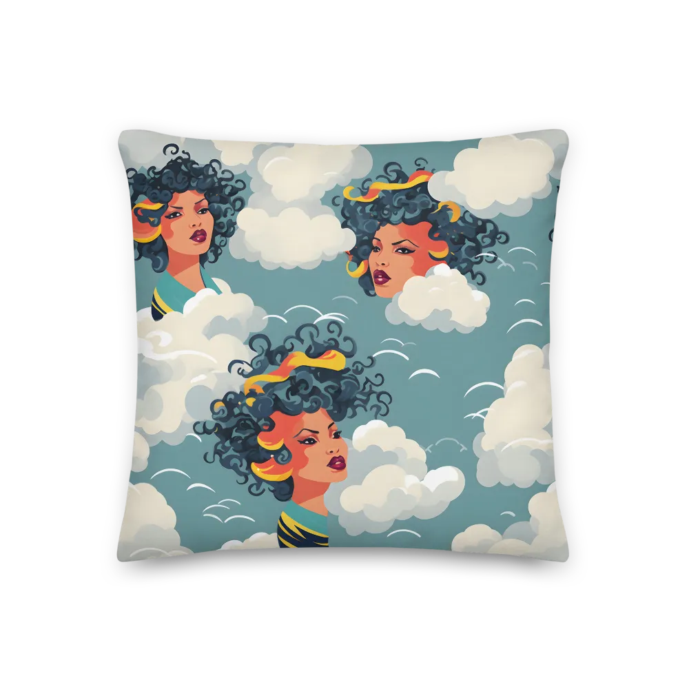 Whimsical Dreams in the Sky | Pillow | 18″×18″