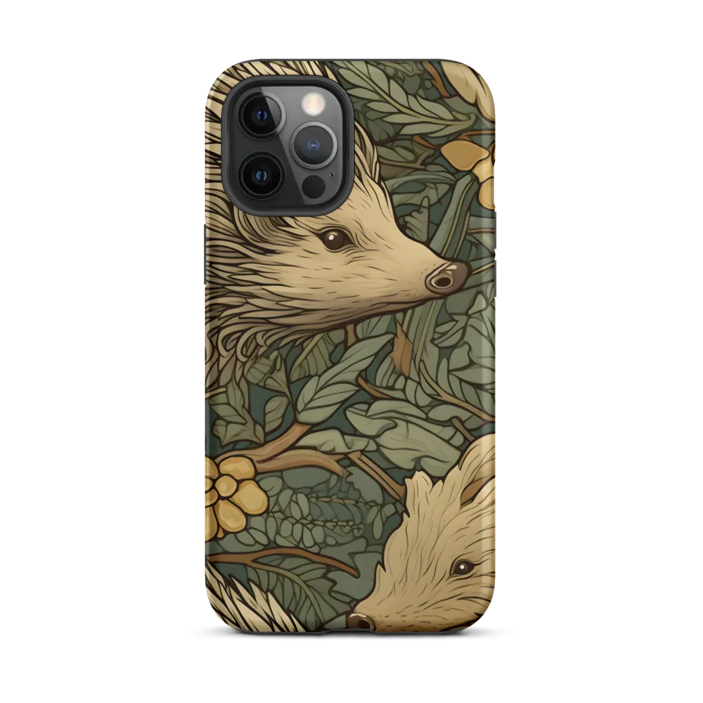 Whimsical Hedgehog Garden | Phone Case |  12 Pro Max | Tough Case | Matte