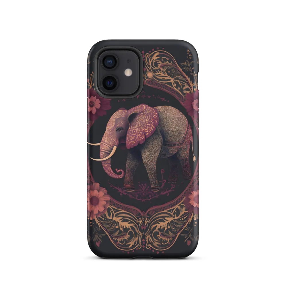 Regal Reverie: The Ornate Elephant | Phone Case |  12 | Tough Case | Matte