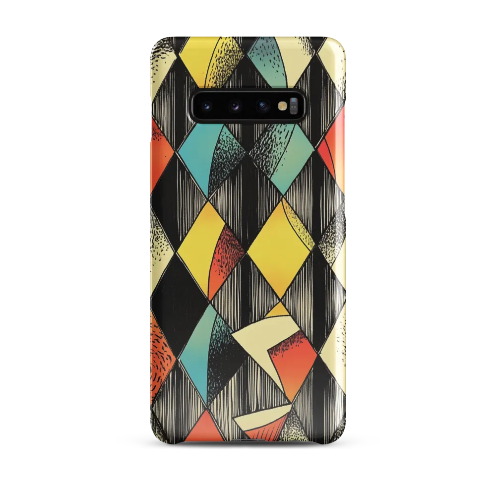 Dynamic Geometric Abstraction | Phone Case |  S10 Plus | Snap Case | Glossy