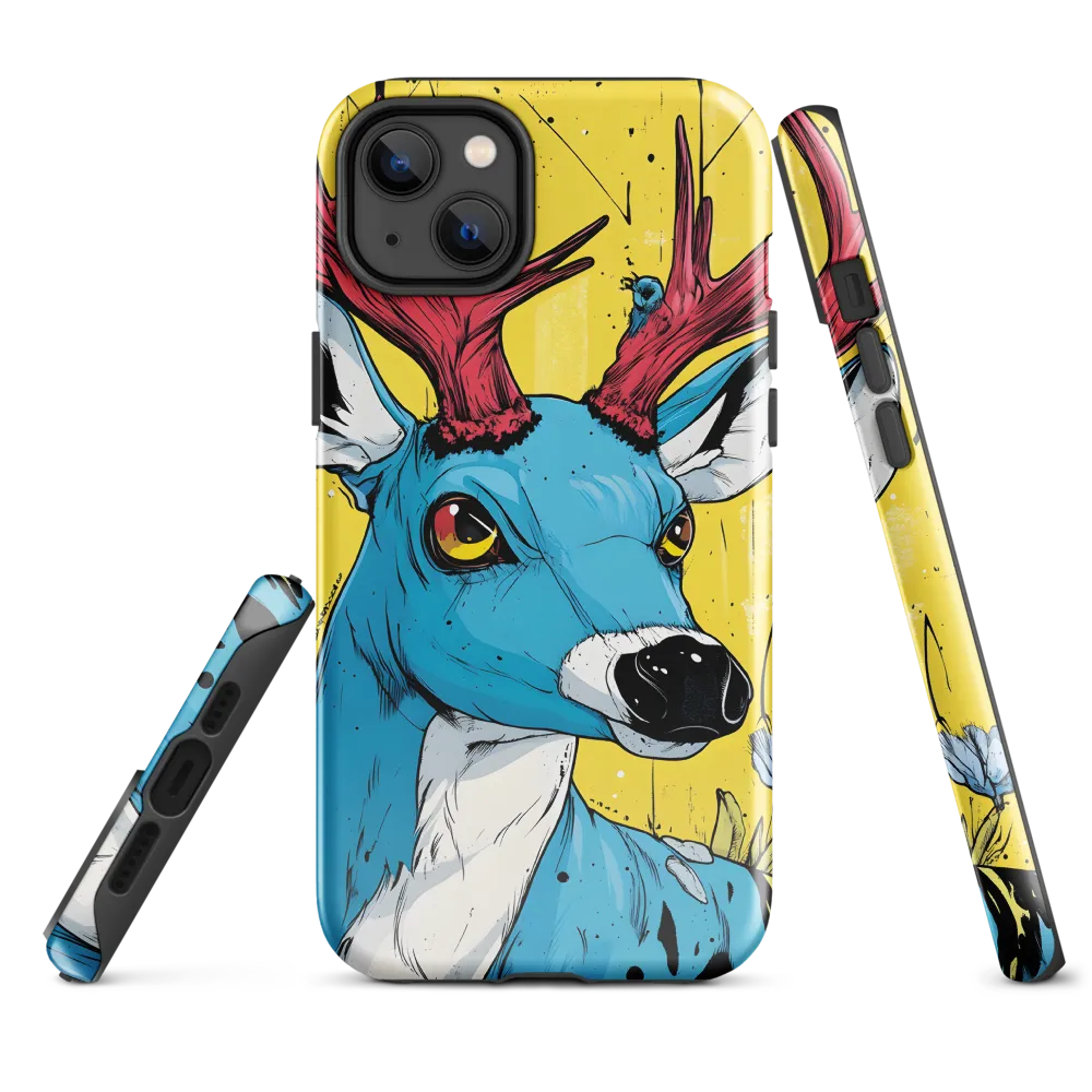 Vivid Antlers: A Modern Take on Nature