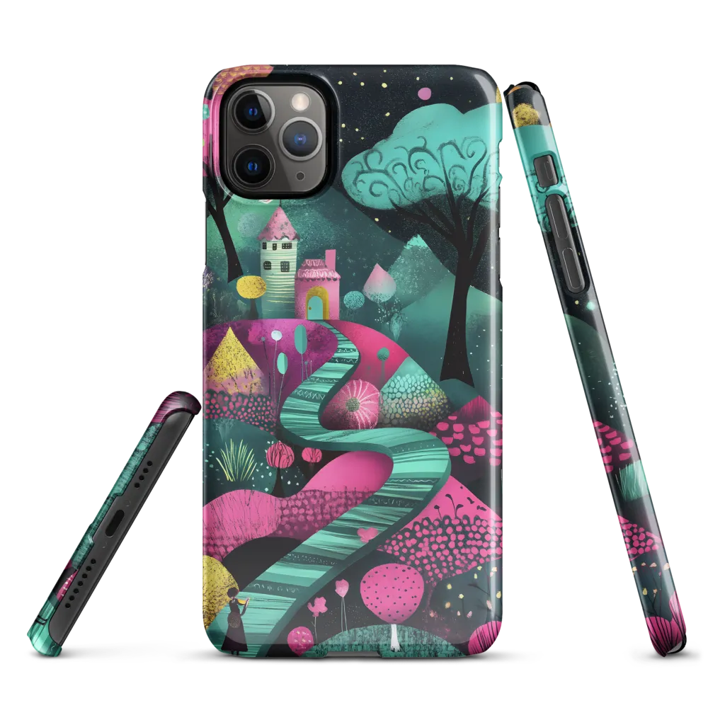 Whimsical Journey through Colorful Lands | Phone Case |  11 Pro Max | Snap Case | Glossy