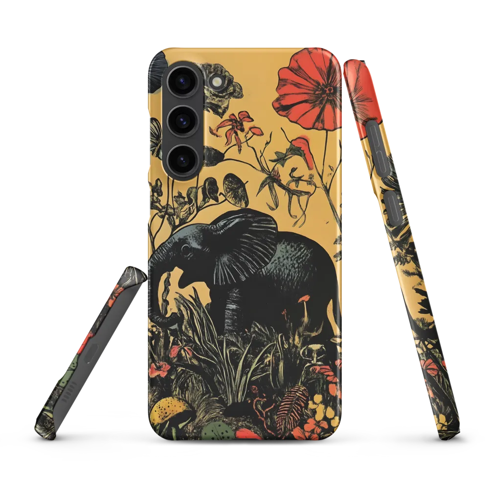 Floral Majesty: The Elephant's Sanctuary