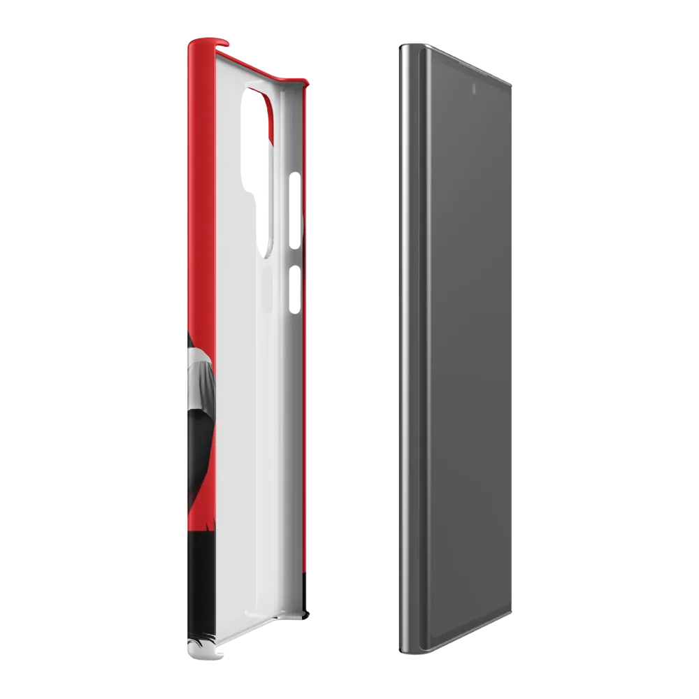 Contemplation in Red | Phone Case |  S22 Ultra | Snap Case | Matte