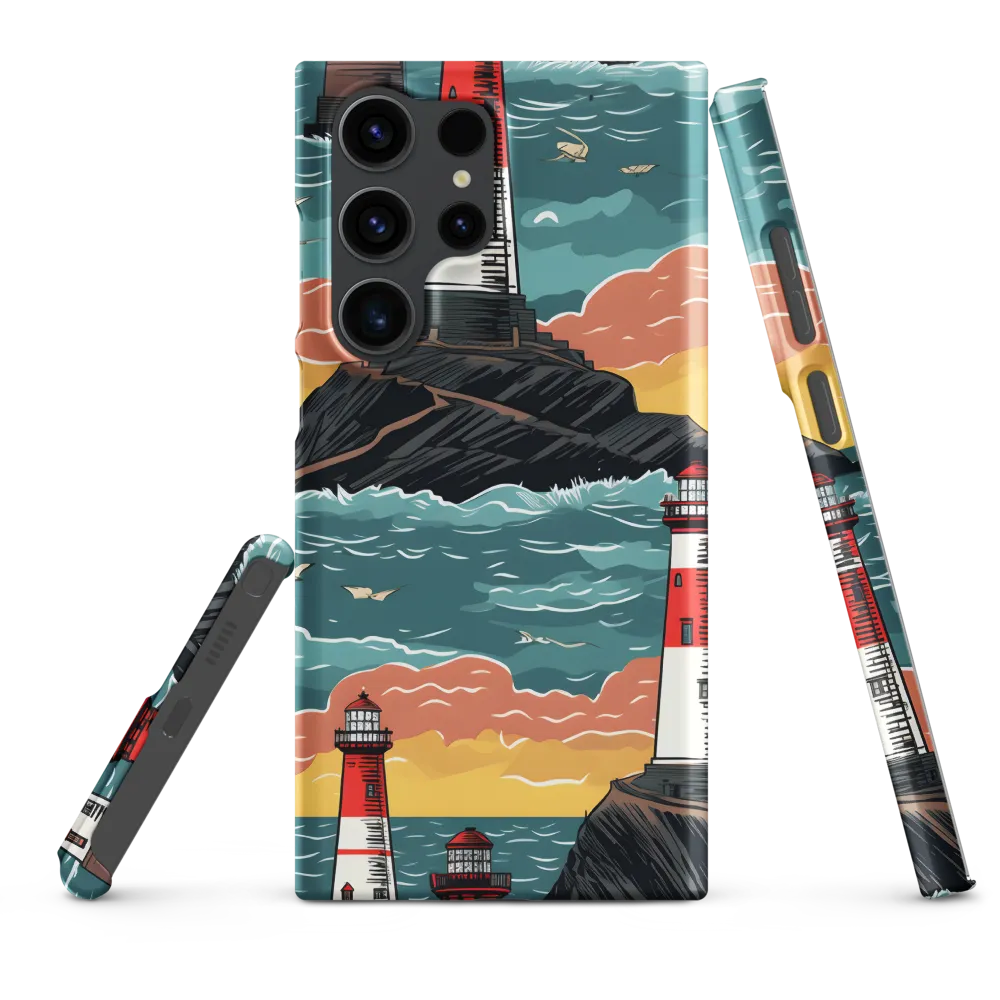 Lighthouses in a Whimsical Ocean