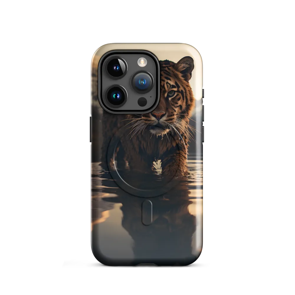 Majestic Reflection: The Tiger's Domain