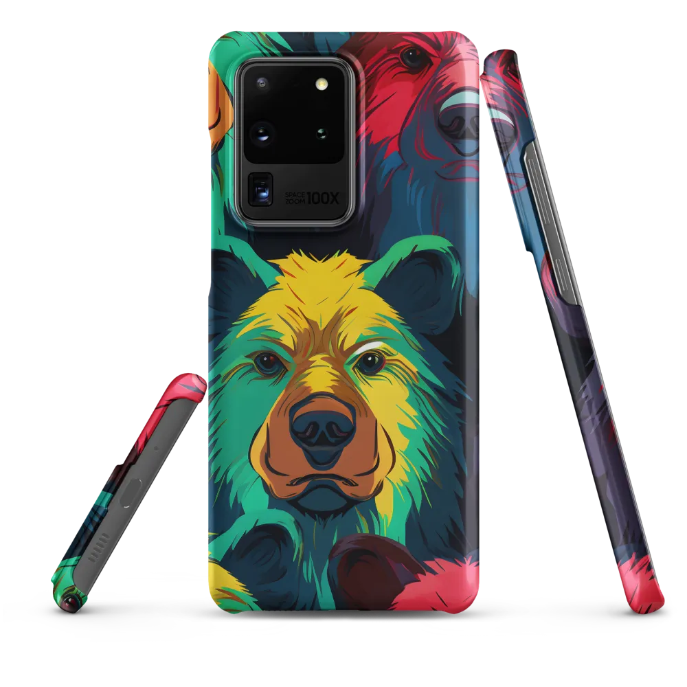 The Colorful Essence of Bears | Phone Case |  S20 Ultra | Snap Case | Matte