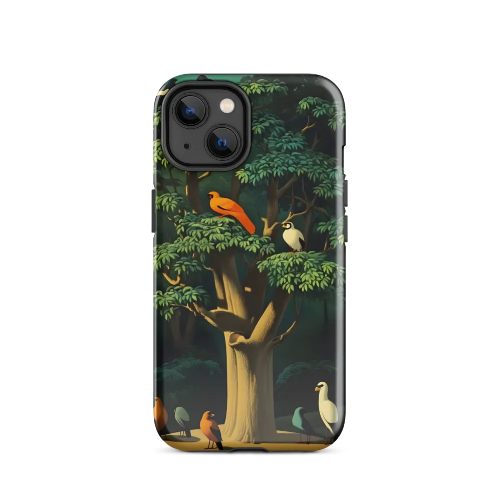 Harmony in Color: A Surreal Bird Symphony