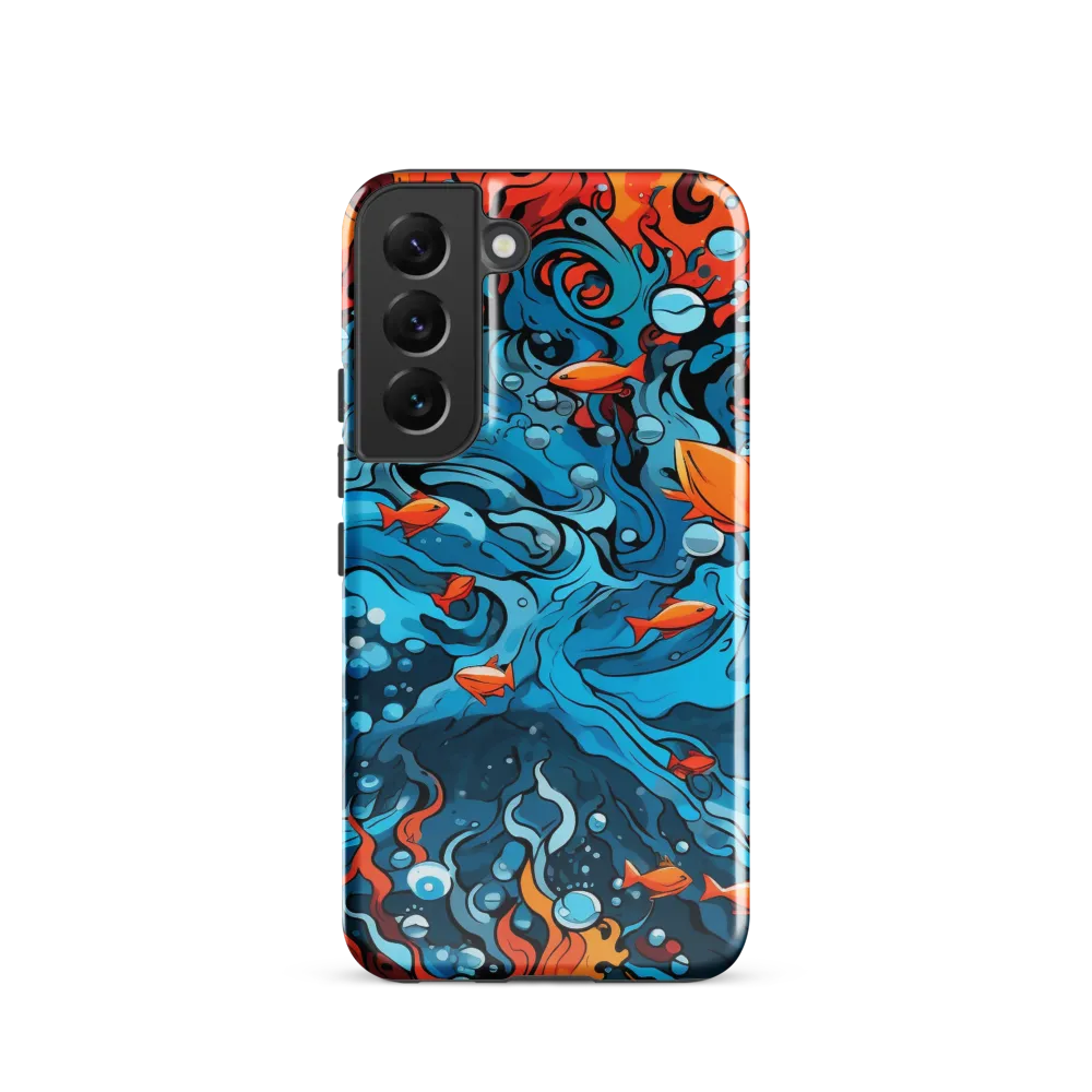 Fluid Harmony: Ocean and Flames