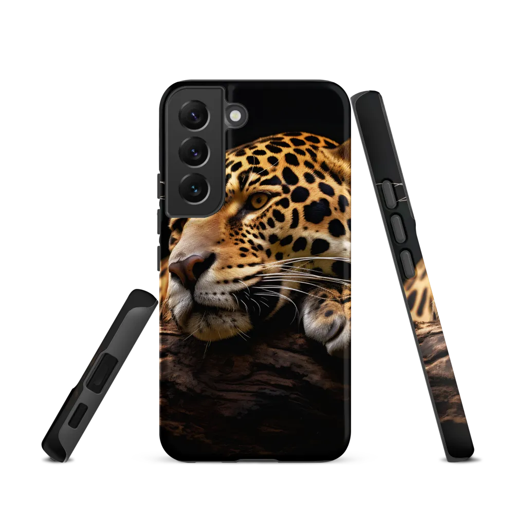Tranquil Majesty: The Resting Leopard