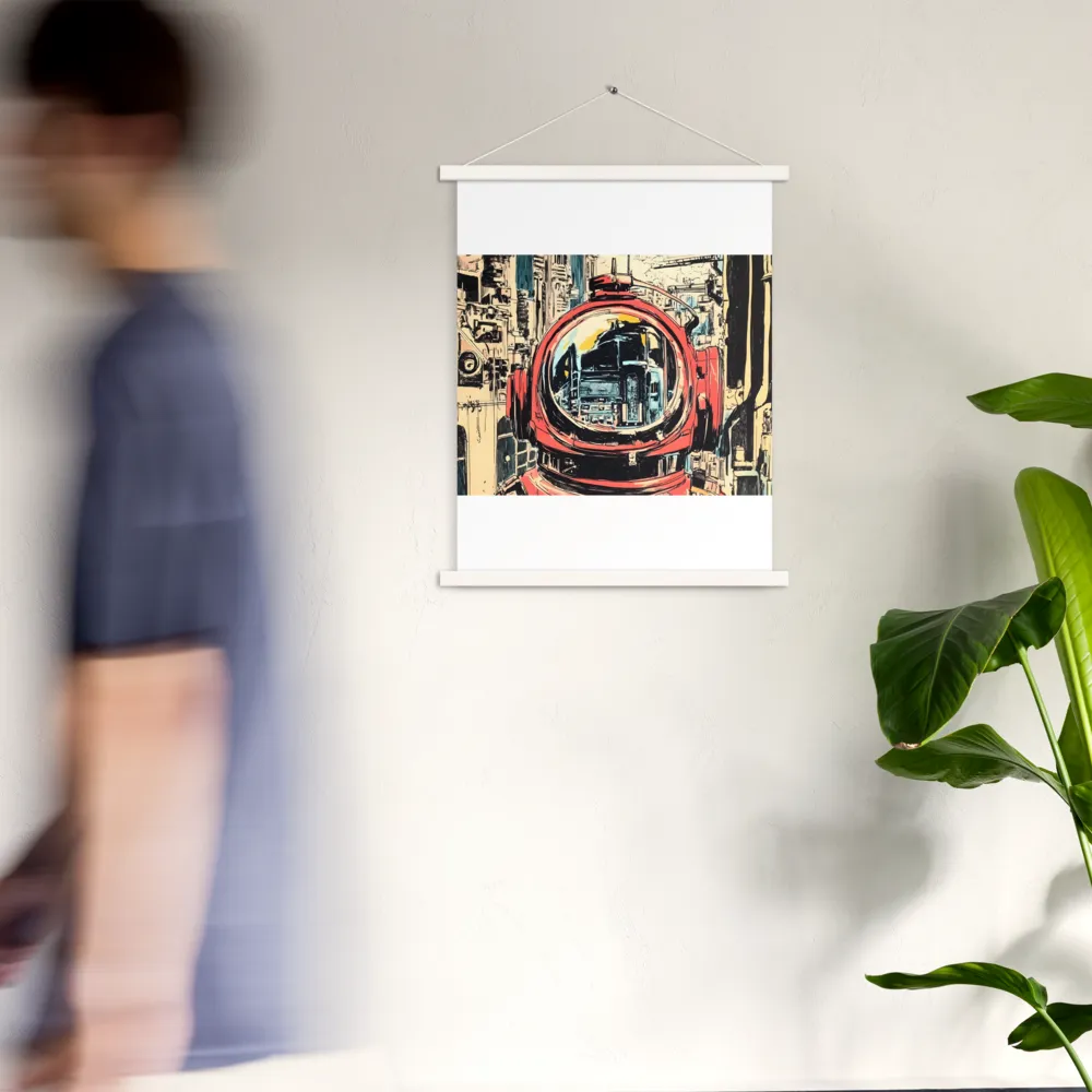 Reflections of Tomorrow | Poster With White Wood Hanger | 18″×24″