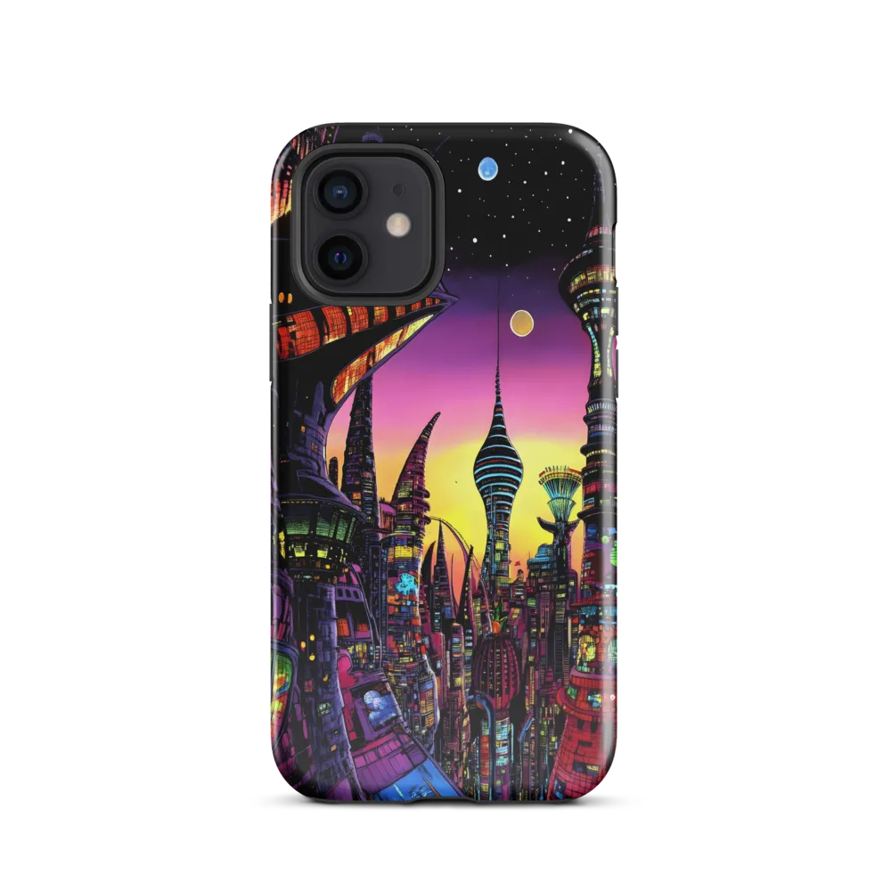 Futuristic Cityscape at Dusk