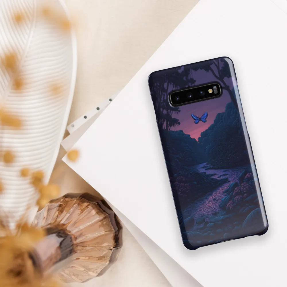 Whispers of Twilight: A Serene Escape | Phone Case |  S10 Plus | Snap Case | Glossy