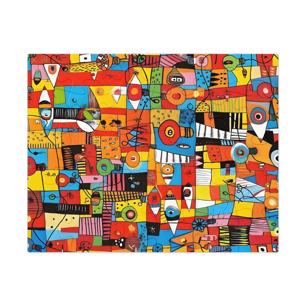 Electric Mosaic 
 Jigsaw Puzzle in Tin Box