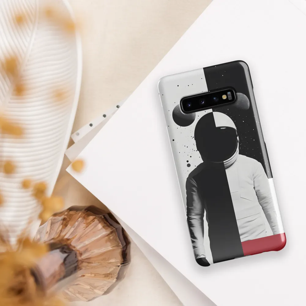 Astral Duality: The Journey of an Astronaut | Phone Case |  S10 Plus | Snap Case | Glossy