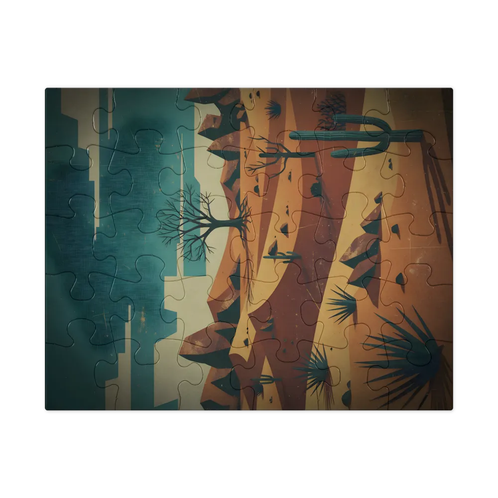 Desert Horizon 
 Jigsaw Puzzle in Tin Box